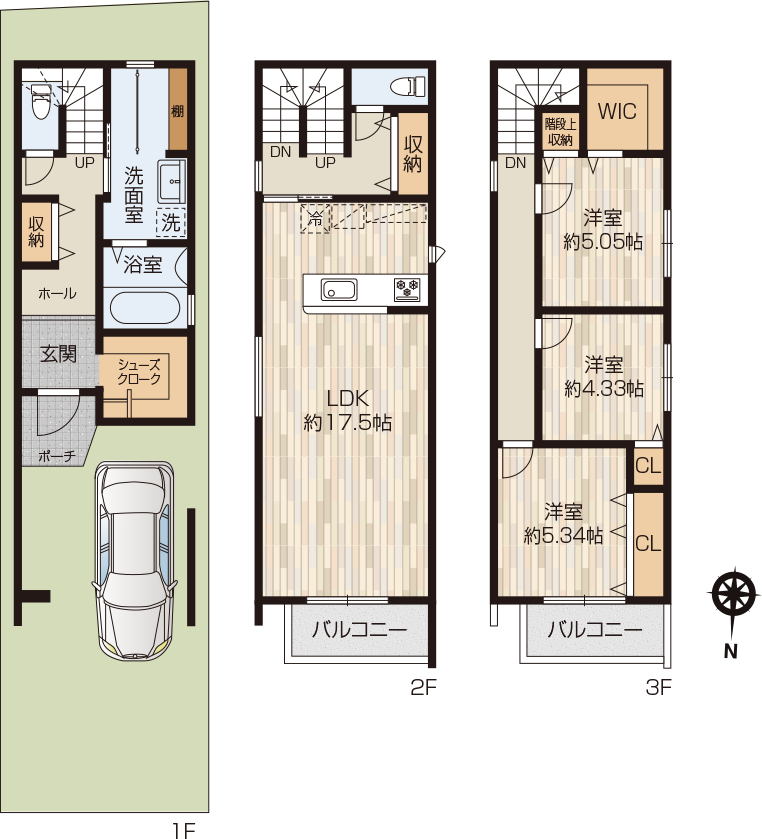 C号地間取り